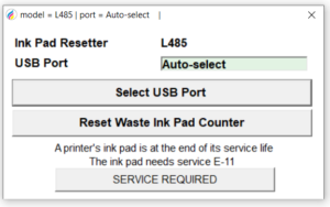 L485 inkpad resetter